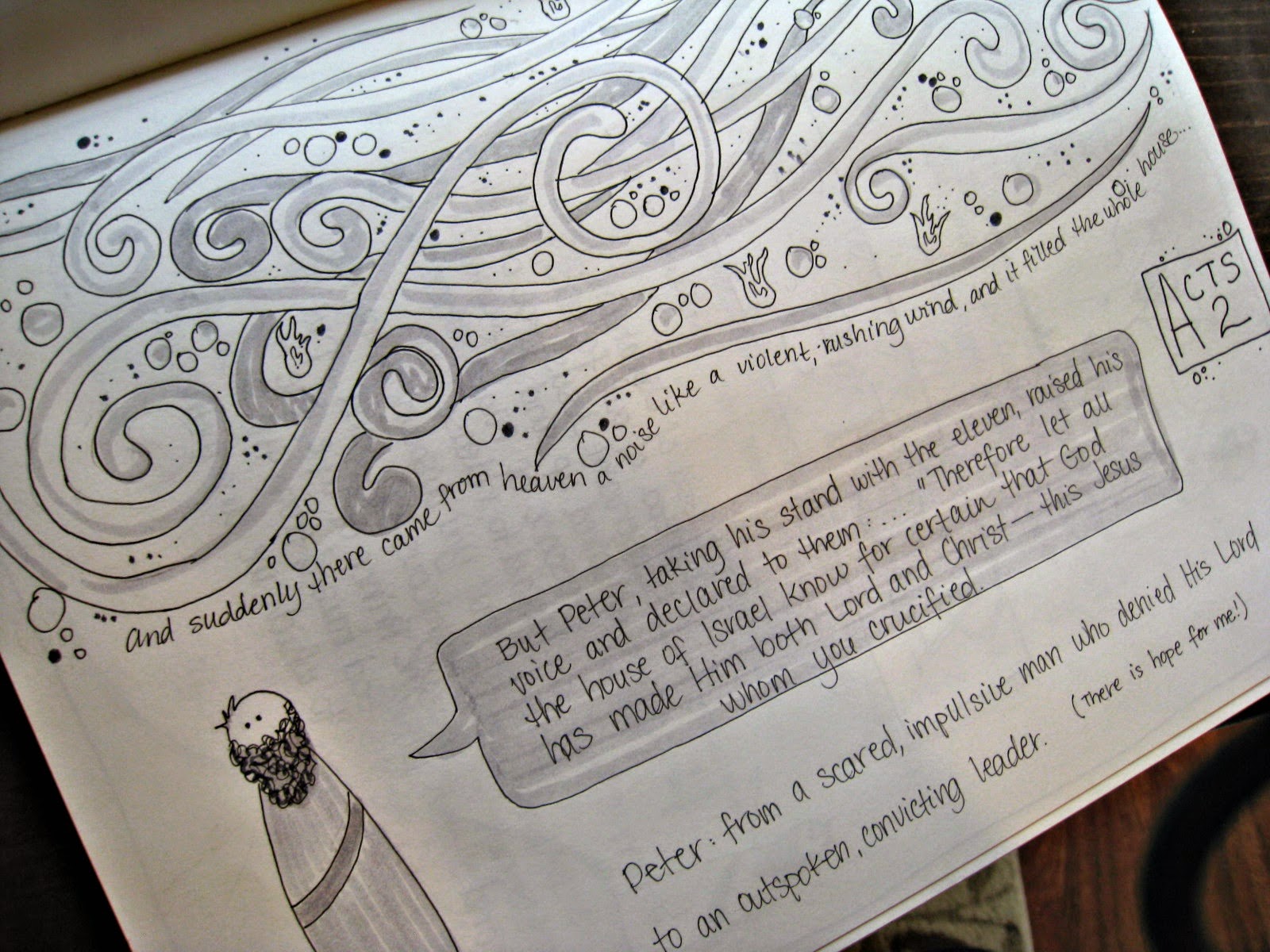 Stone Soup for Five What's in my Bible Journal?